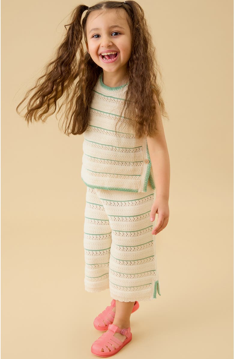 MORI Stripe Knit Tank Top, Alternate, color, Gardenia Stripe