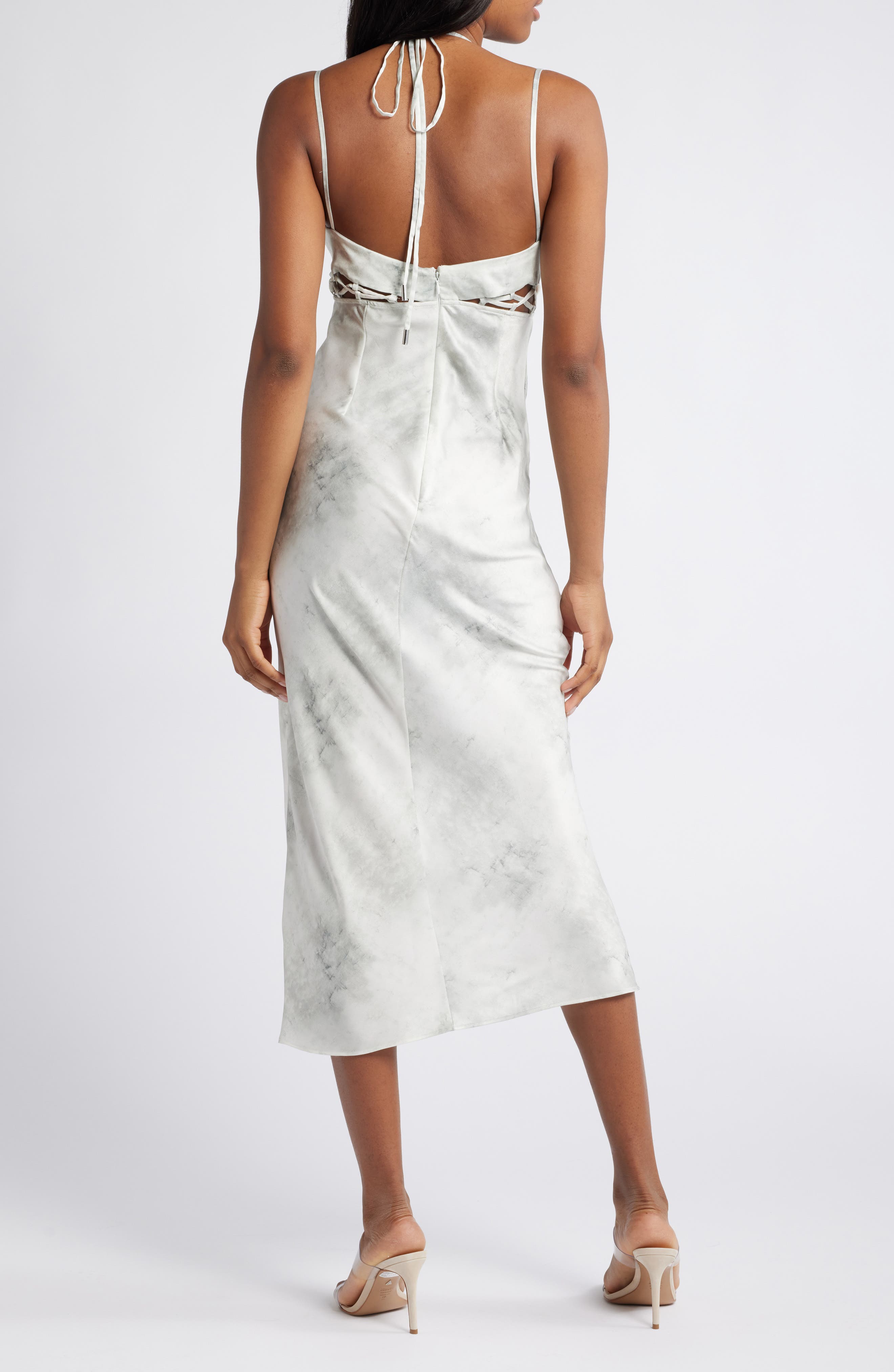 Marble Satin Slipdress - image 2