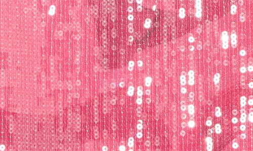 Hutch Mollie Sequin Halter Minidress In Pink