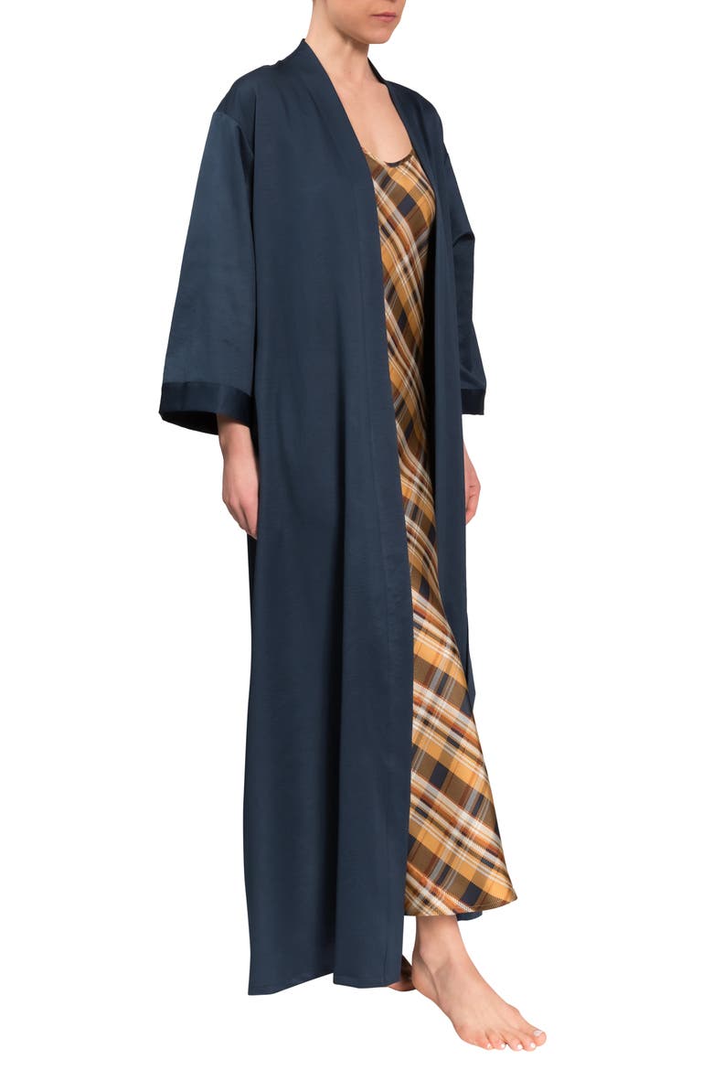 Colette Cotton Robe, Alternate, color, INKY BLUE