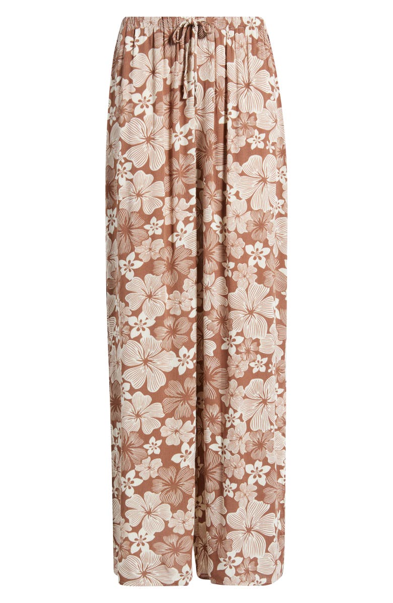 Rip Curl Aloha State Tie Waist Beach Pants, Main, color, Brown