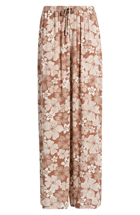 Aloha State Tie Waist Beach Pants