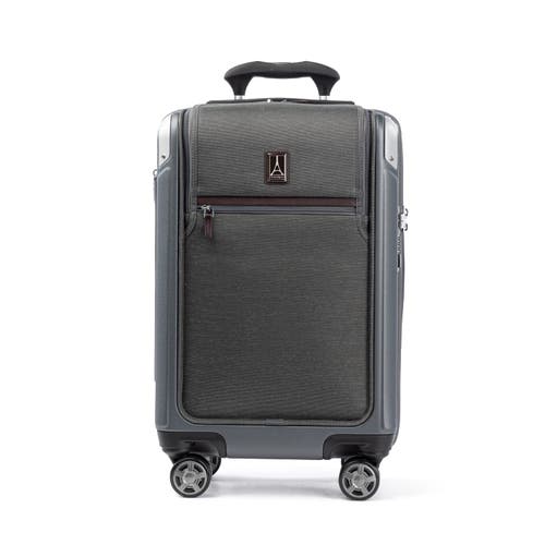 Travelpro Platinum Elite Hardside Expandable Carry-on With Laptop Pocket 21-inch Spinner In Vintage Grey