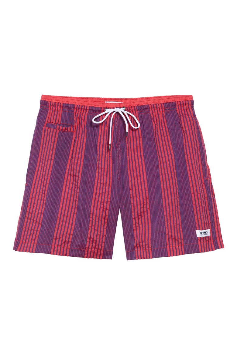 Premium Sano Swim Trunks, Alternate, color, TWILIGHT/ BRIGHT CORAL