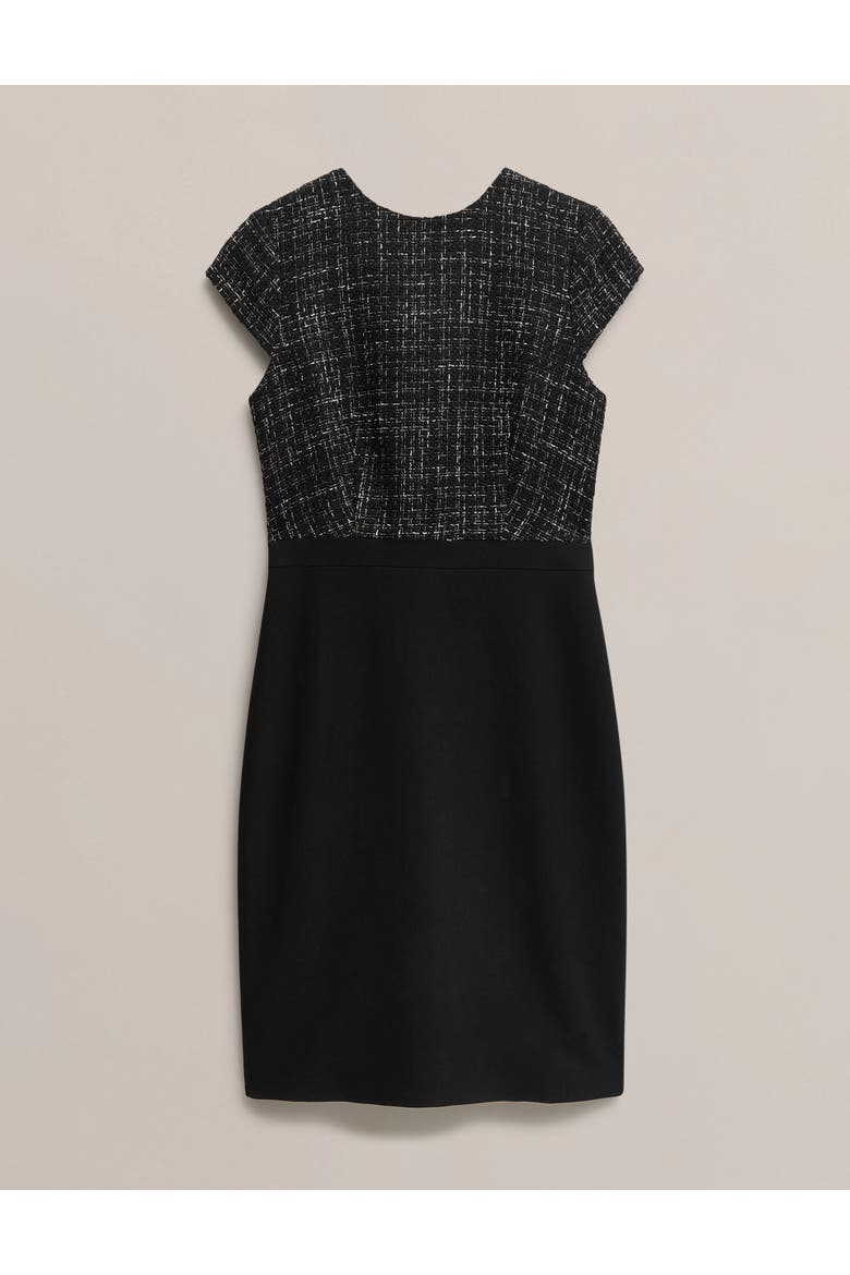 Esme Dress, Alternate, color, Black White