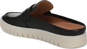 Ms. Adler Leather Lug Penny Loafers