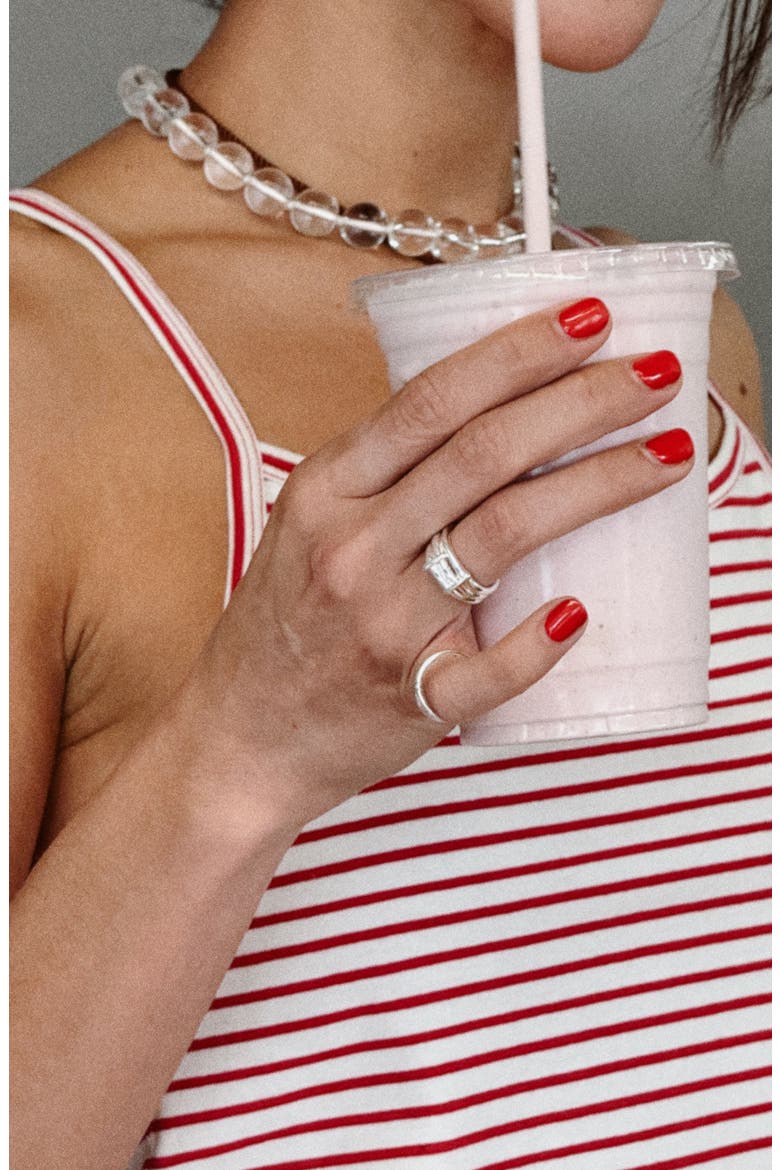 Rowe Ring, Alternate, color, Silver