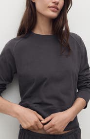 MANGO Fluid Cotton Sweatshirt