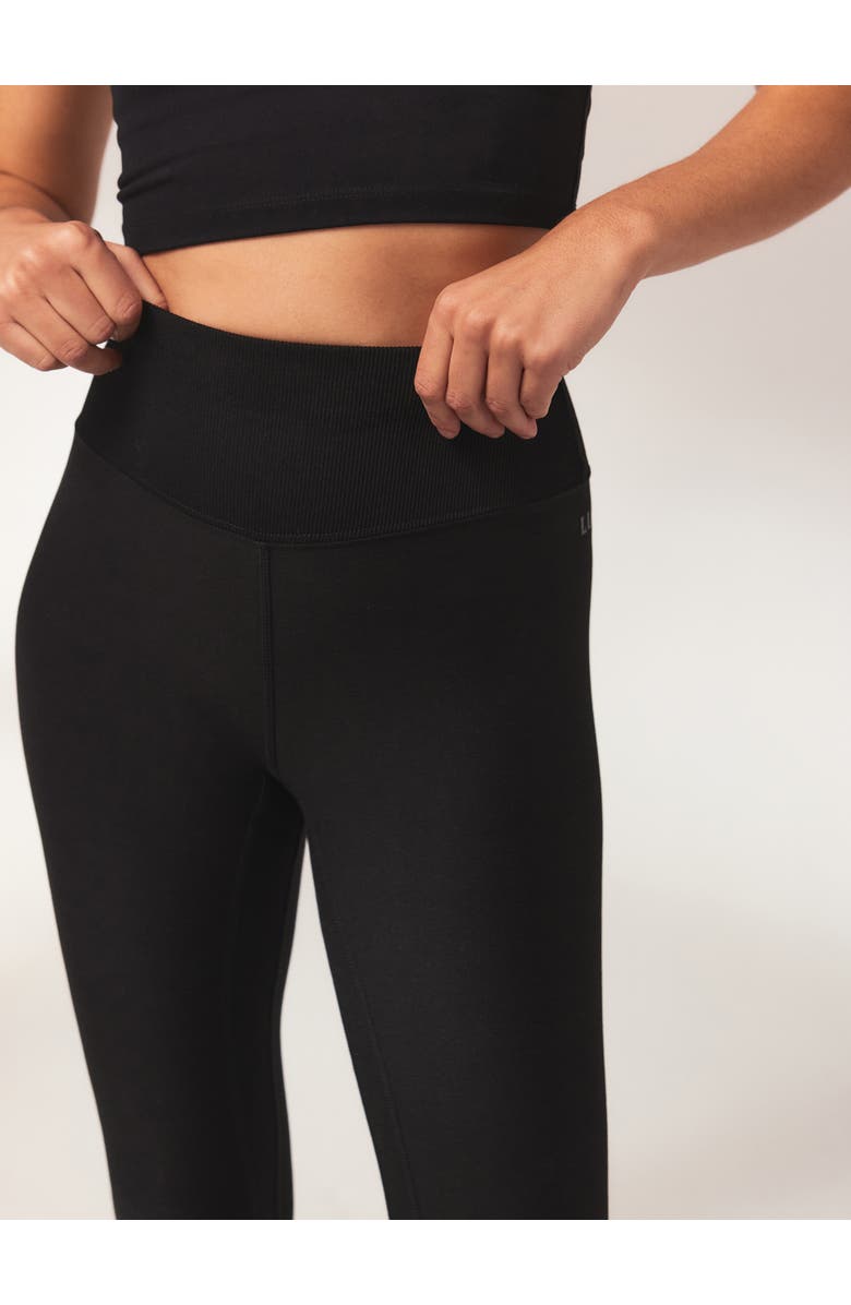 LOVALL Lightweight High Waisted Leggings, Alternate, color, Black