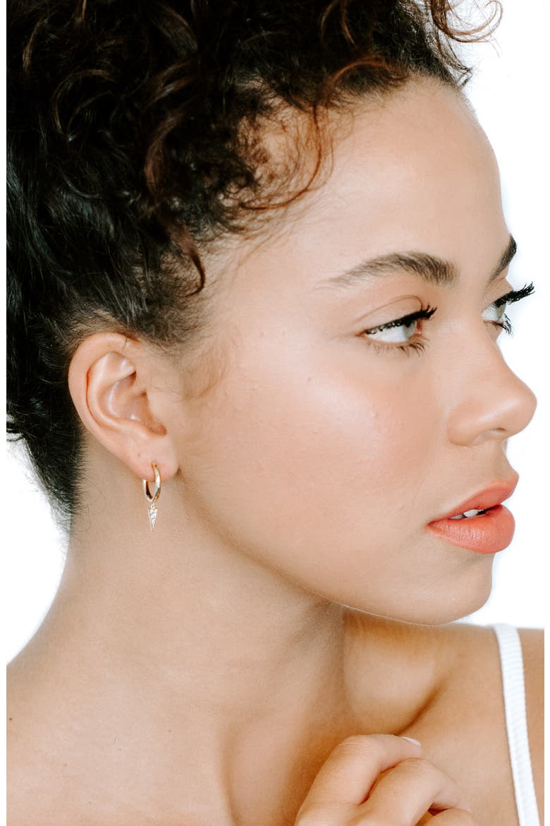 Harlem Hoop Earrings, Alternate, color, GOLD