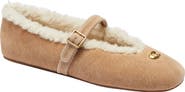 COACH Sculpted C Genuine Shearling Mary Jane