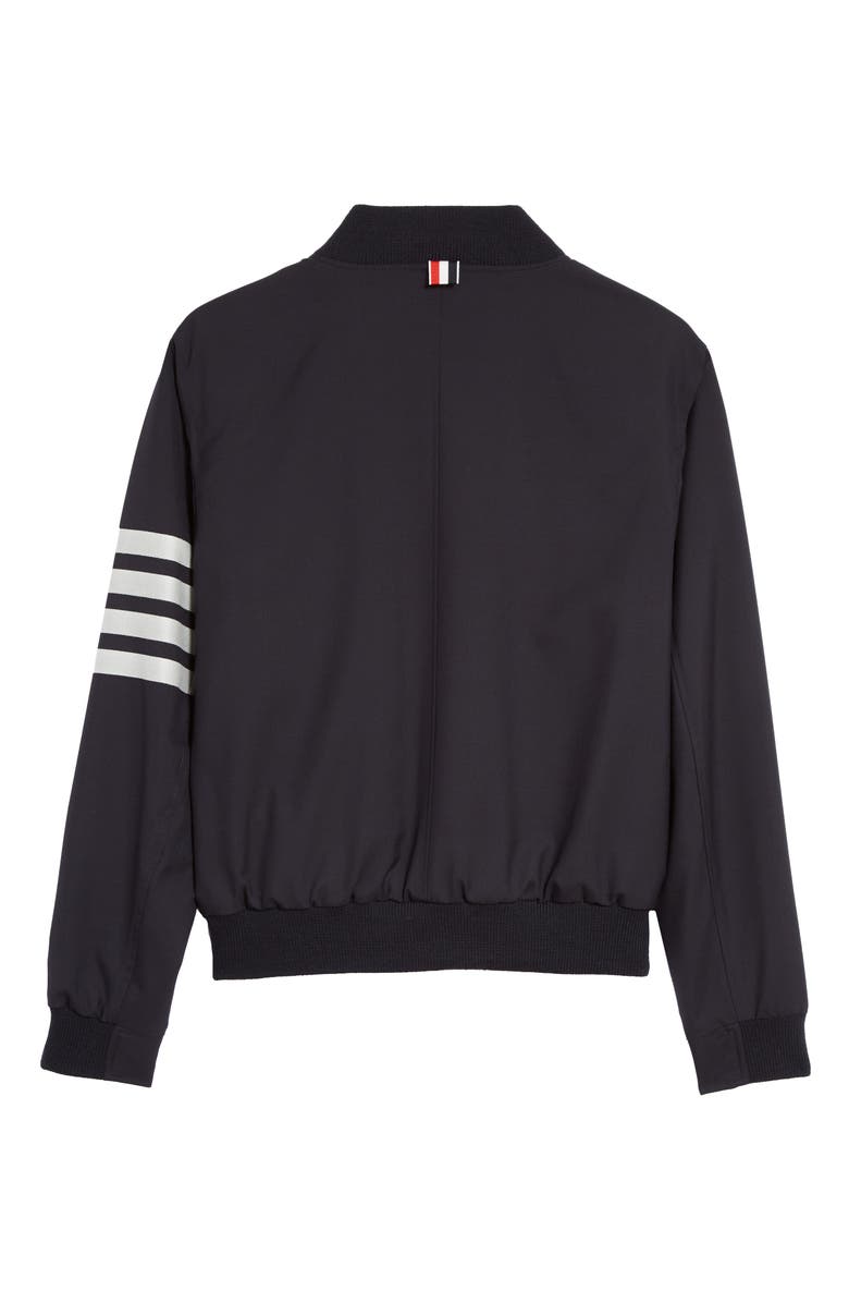 Thom Browne 4-Bar Wool Jacket, Alternate, color, 