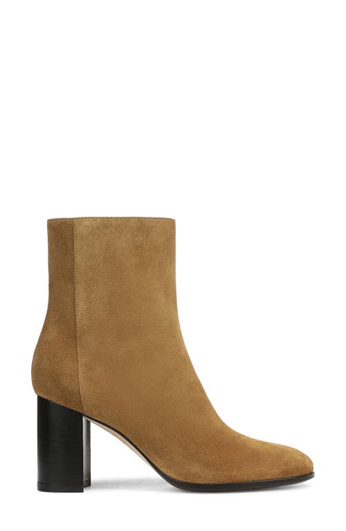 Vince Luca Suede Ankle Boots In Nude