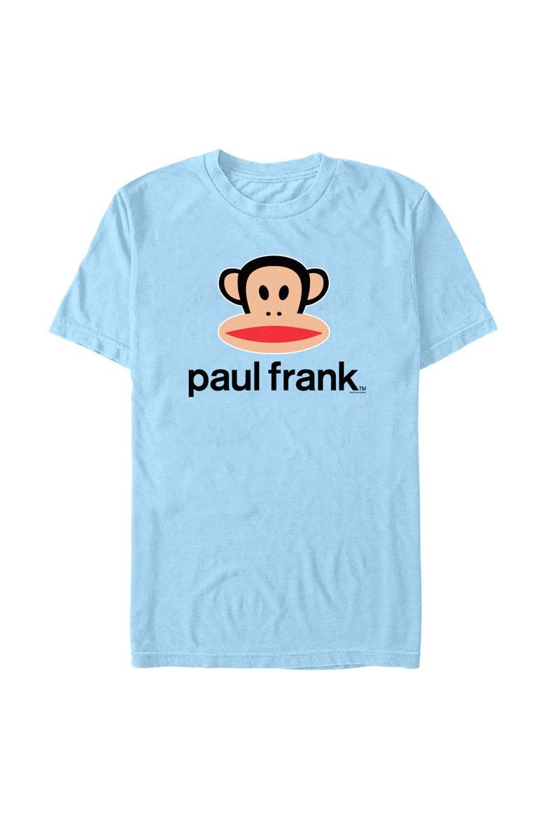 Men's Paul Frank Logo Julius Black Graphic Tee, Main, color, Light Blue