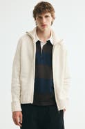 H&M Relaxed-Fit Chenille Cardigan With Zipper