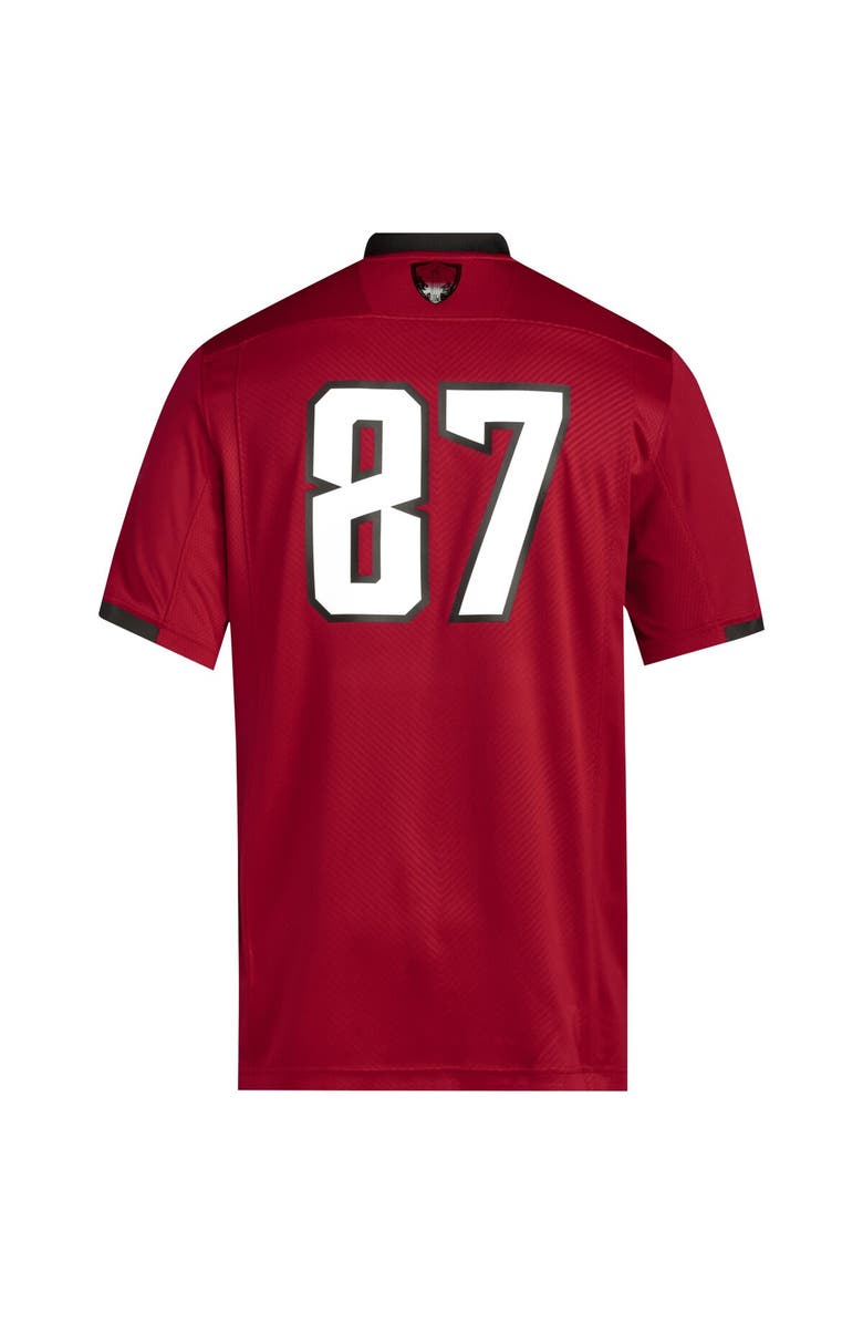 adidas Men's adidas #87 Red NC State Wolfpack Premier Jersey, Alternate, color, Red