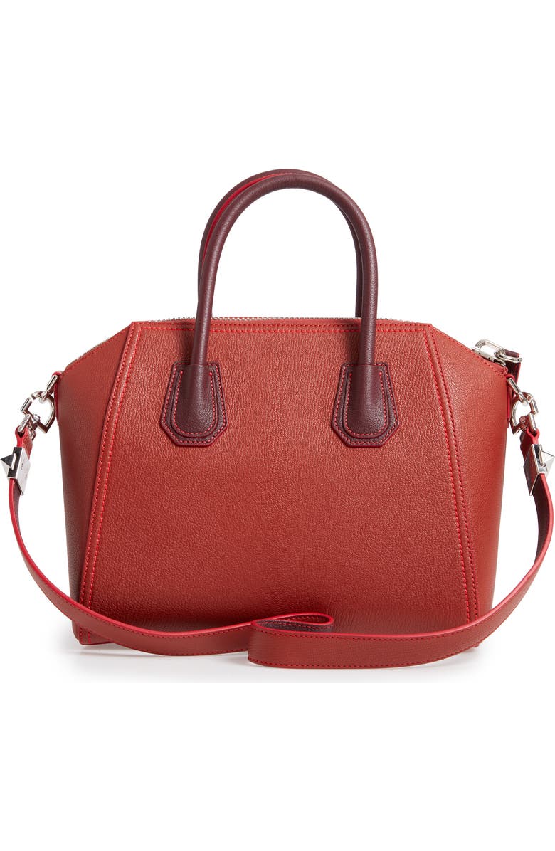 Givenchy Small Antigona Leather Satchel, Alternate, color,