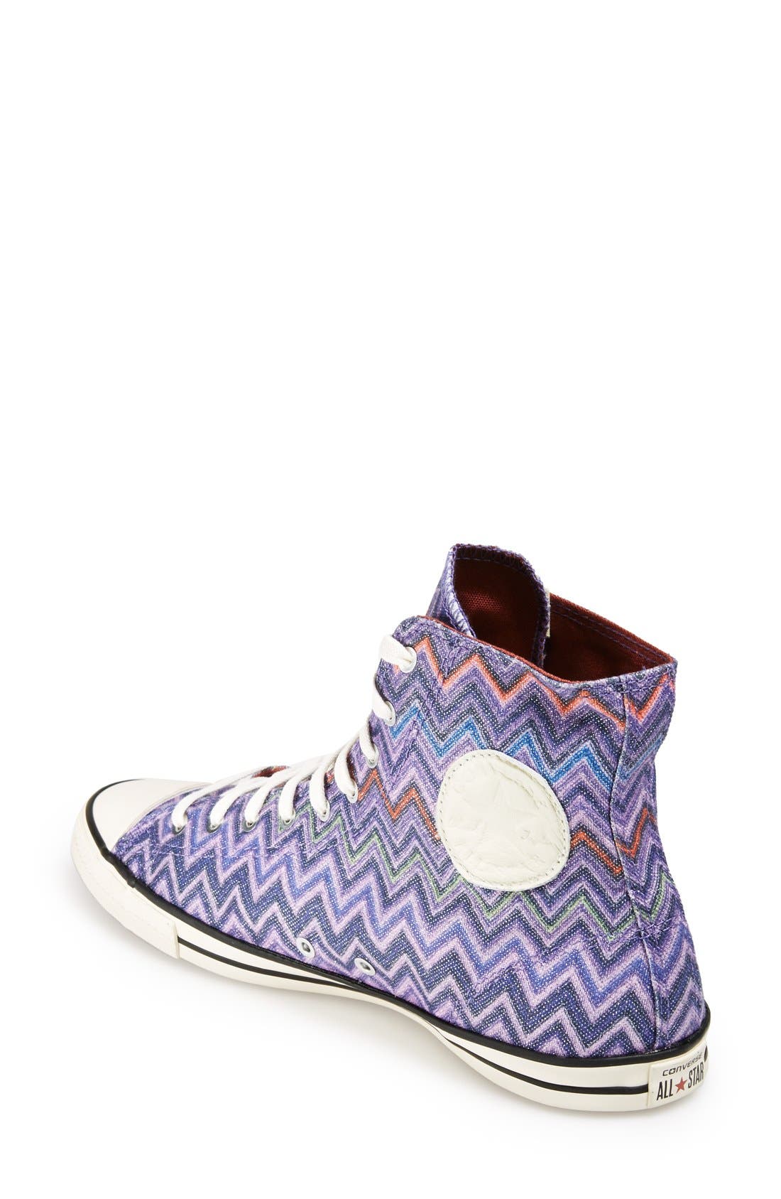 x Missoni Chuck Taylor® All Star® High Top Sneaker, Alternate, color, HOLLYHOCK