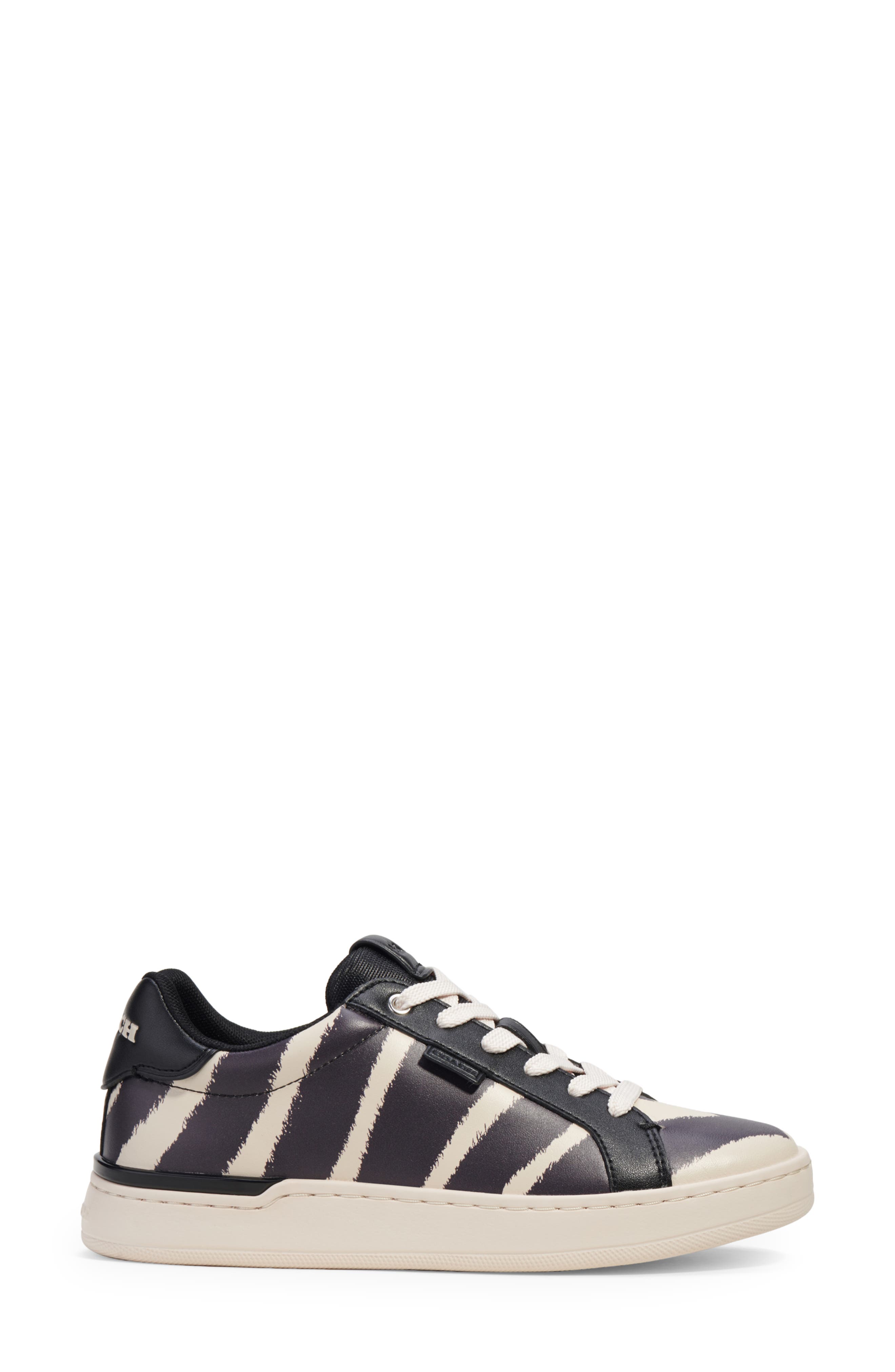 COACH Lowline Zebra Print Sneaker, Alternate, color, 