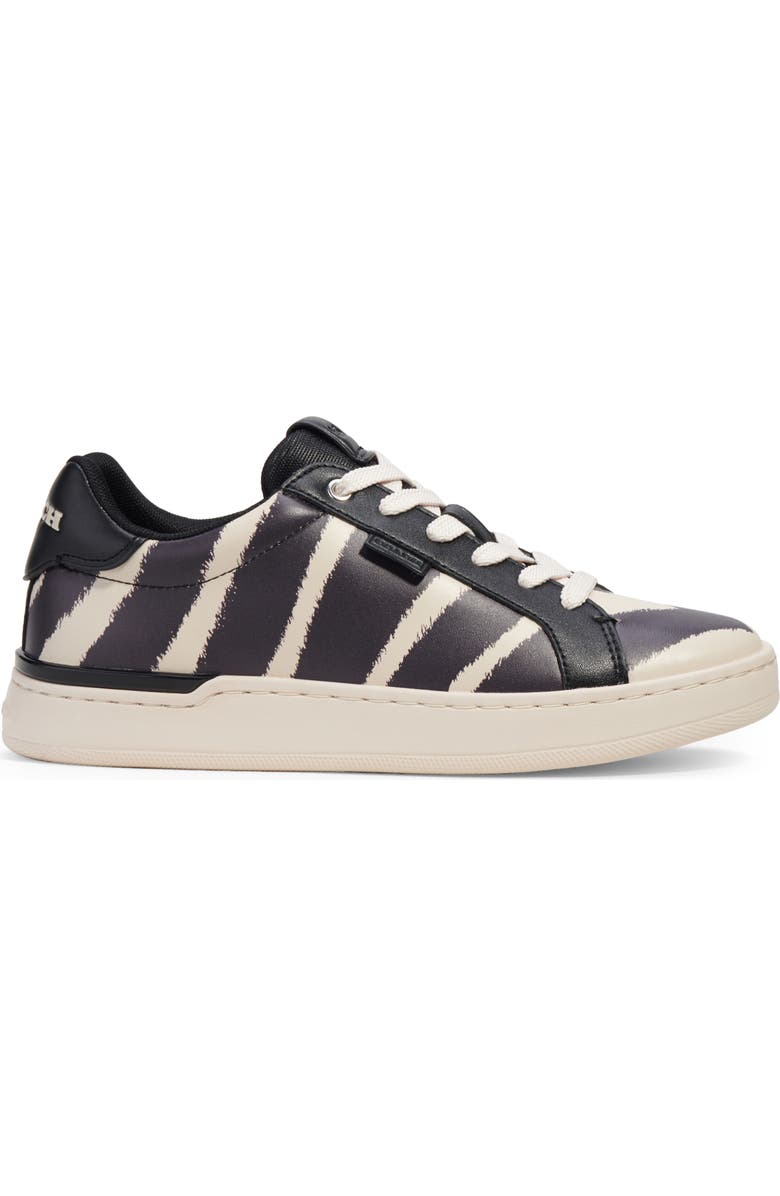 COACH Lowline Zebra Print Sneaker, Alternate, color,