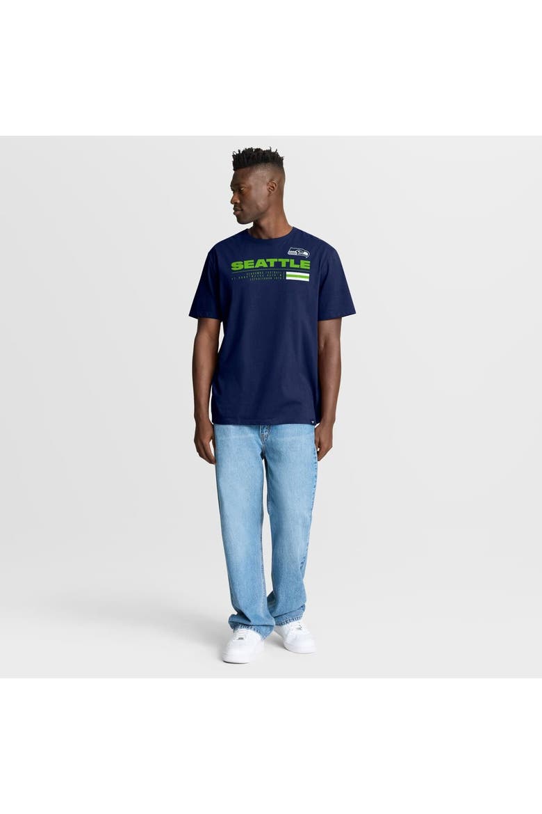 Men's Fanatics College Navy Seattle Seahawks Chop Block Legacy T-Shirt, Alternate, color, College Navy