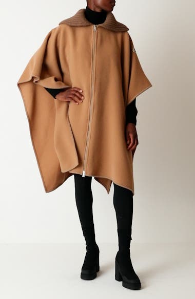 【MONCLER】HOODED WOOL CAPE●K20933G00002M7148P77 92d6067f-5c0a-4b35-814a-