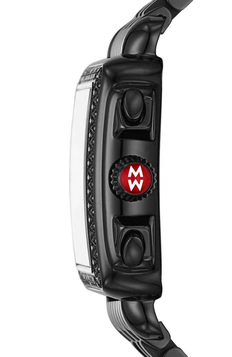 MICHELE Deco Diamond Chronograph Watch Head & Bracelet, 33mm, Alternate, color,