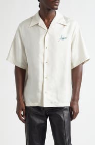 AMIRI Hotel Silk Bowling Shirt
