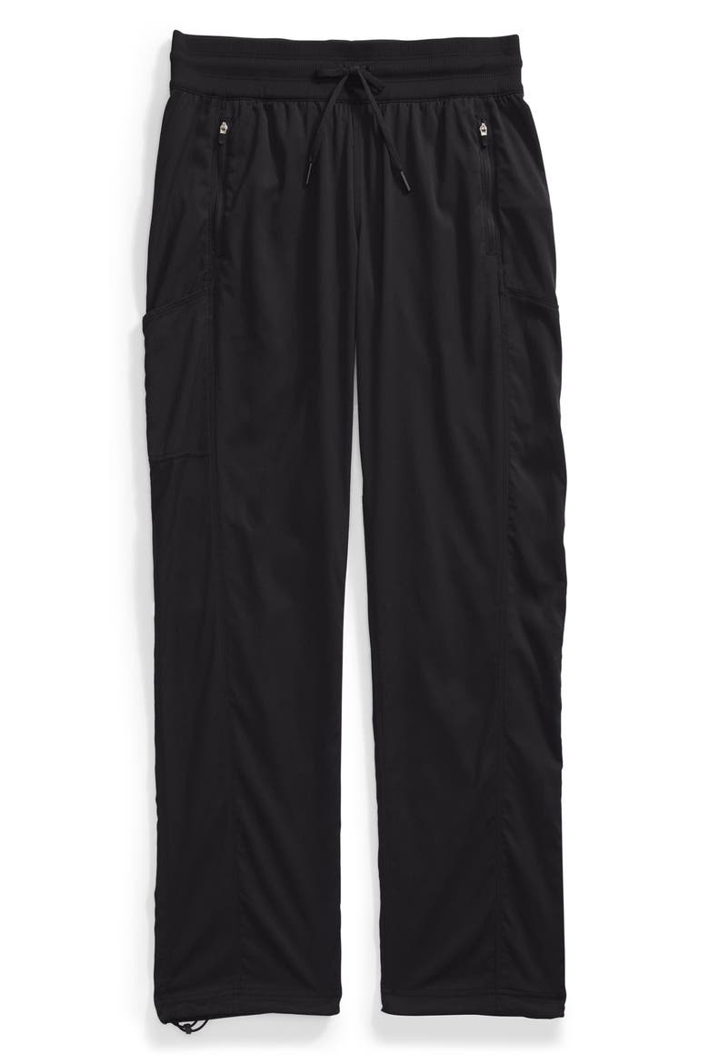 Aphrodite 2.0 Motion Water Resistant Pants, Alternate, color, TNF BLACK