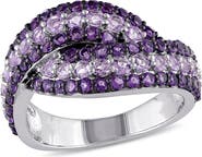 DELMAR Two-Tone Amethyst Ring