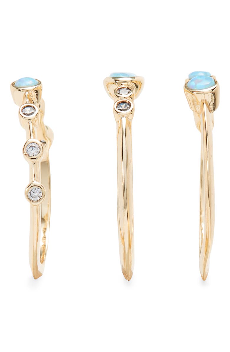 Melinda Maria Monet Set of Three Opal Stacking Rings, Alternate, color, 