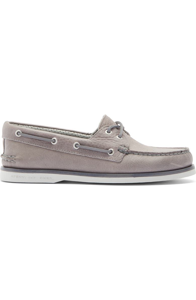 Sperry Gold Cup Authentic Original Two-Eyelet Boat Shoe, Alternate, color, Grey