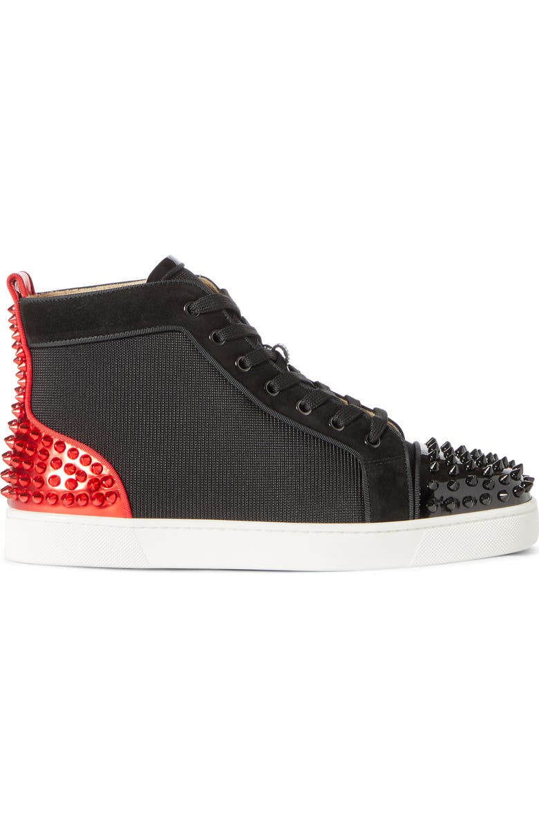 Christian Louboutin AC Lou Spikes 2 High Top Sneaker, Alternate, color,