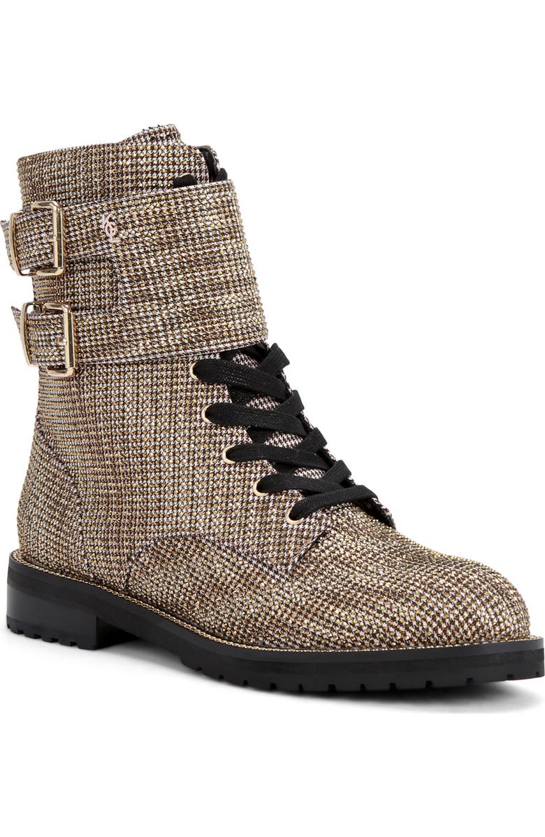 Kurt Geiger London Sutton Crystal Houndstooth Boot, Main, color,
