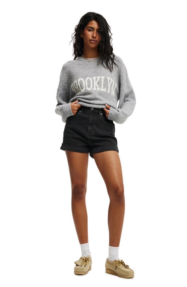 Cotton On Women's High Rise Micro Denim Short, Alternate, color, 