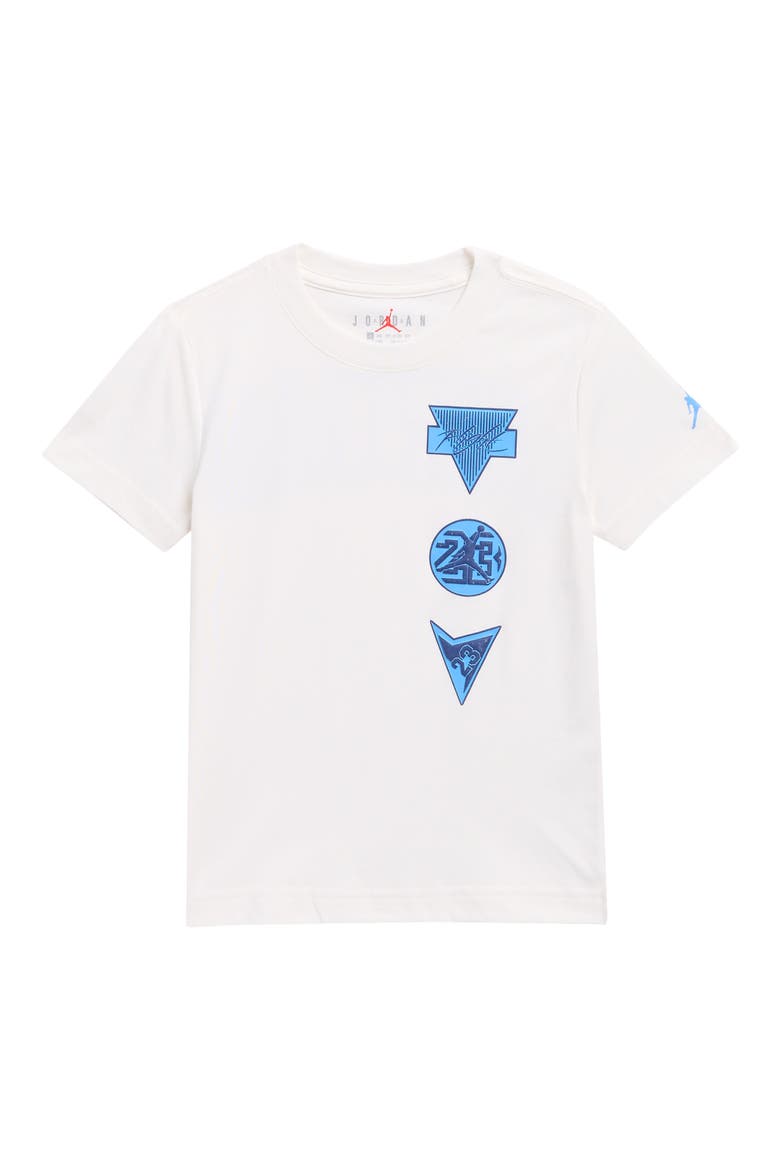 Kids' Jordan See Me Shine Graphic T-Shirt, Main, color, SAIL