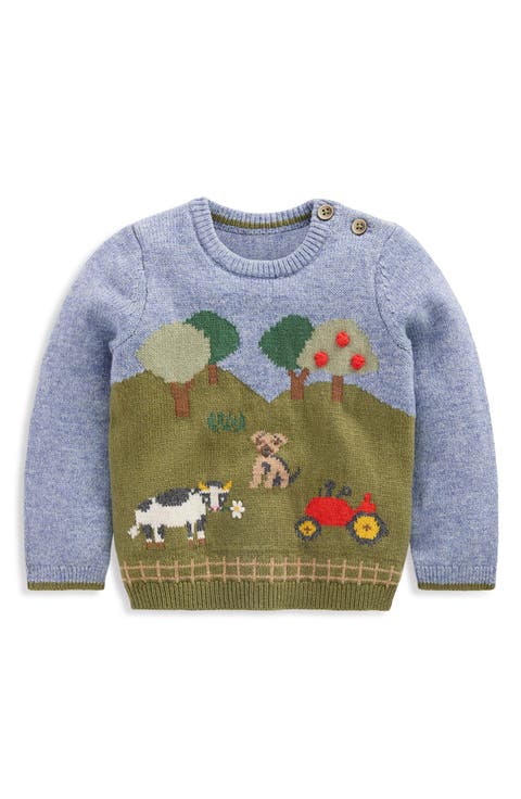 Kids' Farm Scene Sweater