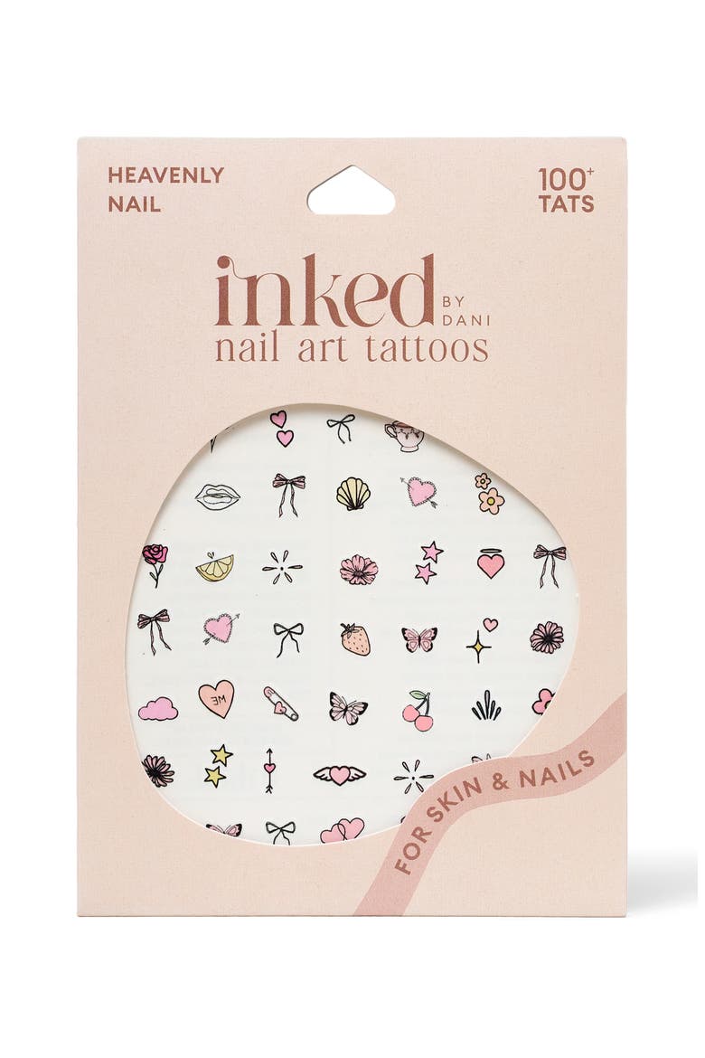 Heavenly Nail Art Tempory Tattoos, Main, color, MULTI