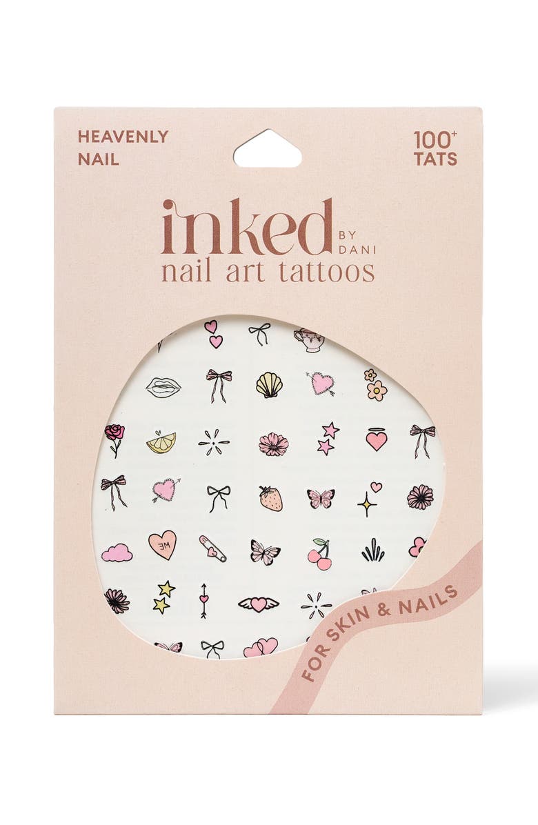 INKED by Dani Heavenly Nail Art Tempory Tattoos, Main, color, Multi