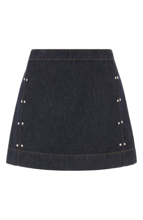 Aligne Hadley Denim Skirt Indigo In Blue
