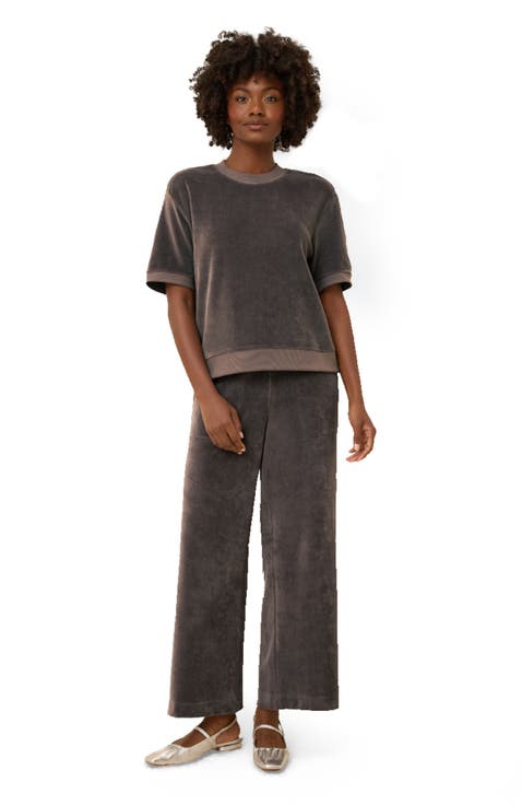 Organic Cotton Pure Velour Sweatshirt Tee
