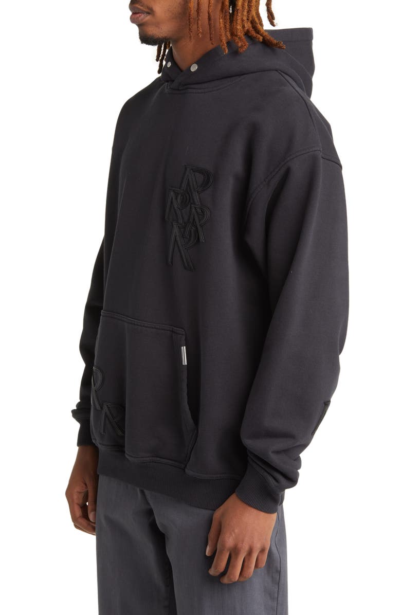 Represent Appliqué Initial Hoodie, Alternate, color, 