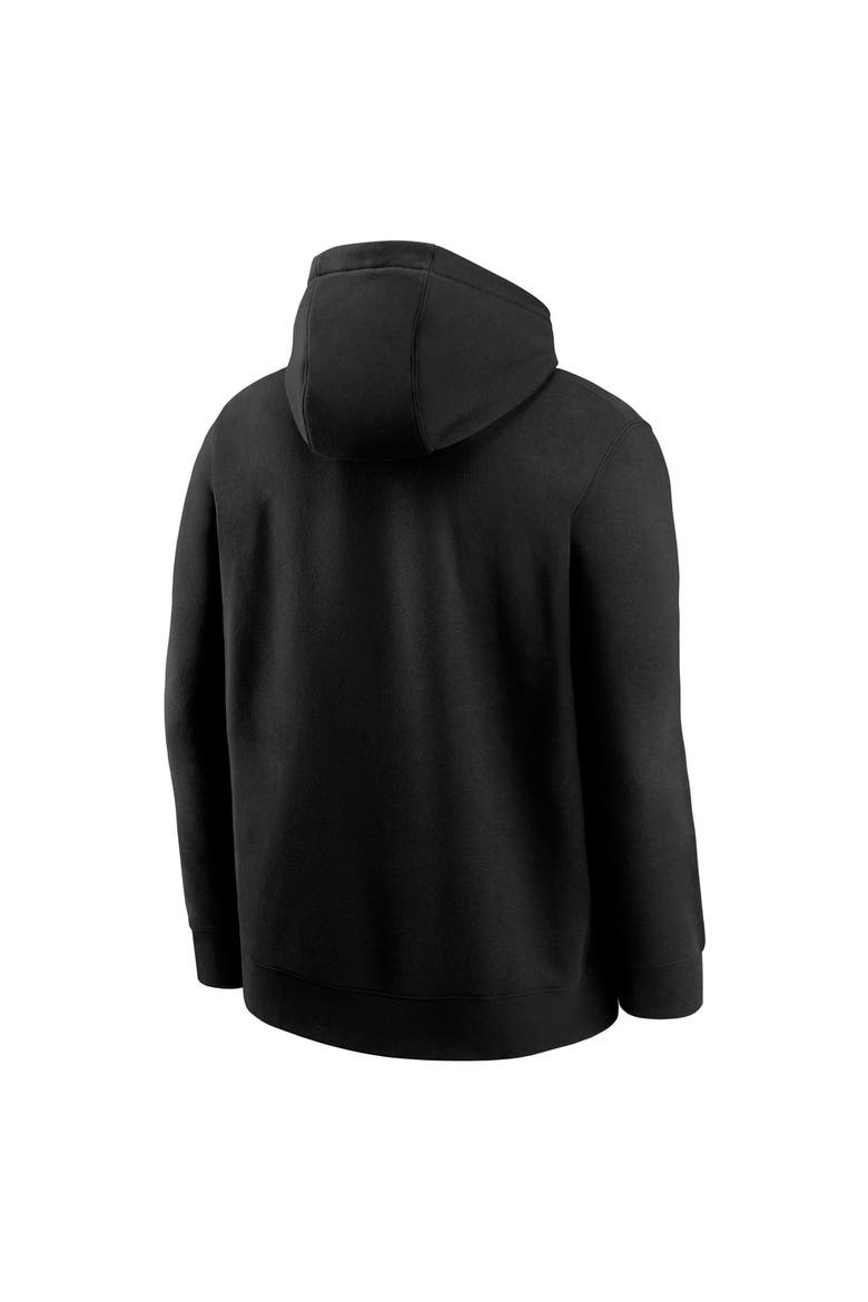 Men's Nike Black Cincinnati Bengals Club Fleece Pullover Hoodie, Alternate, color, Black