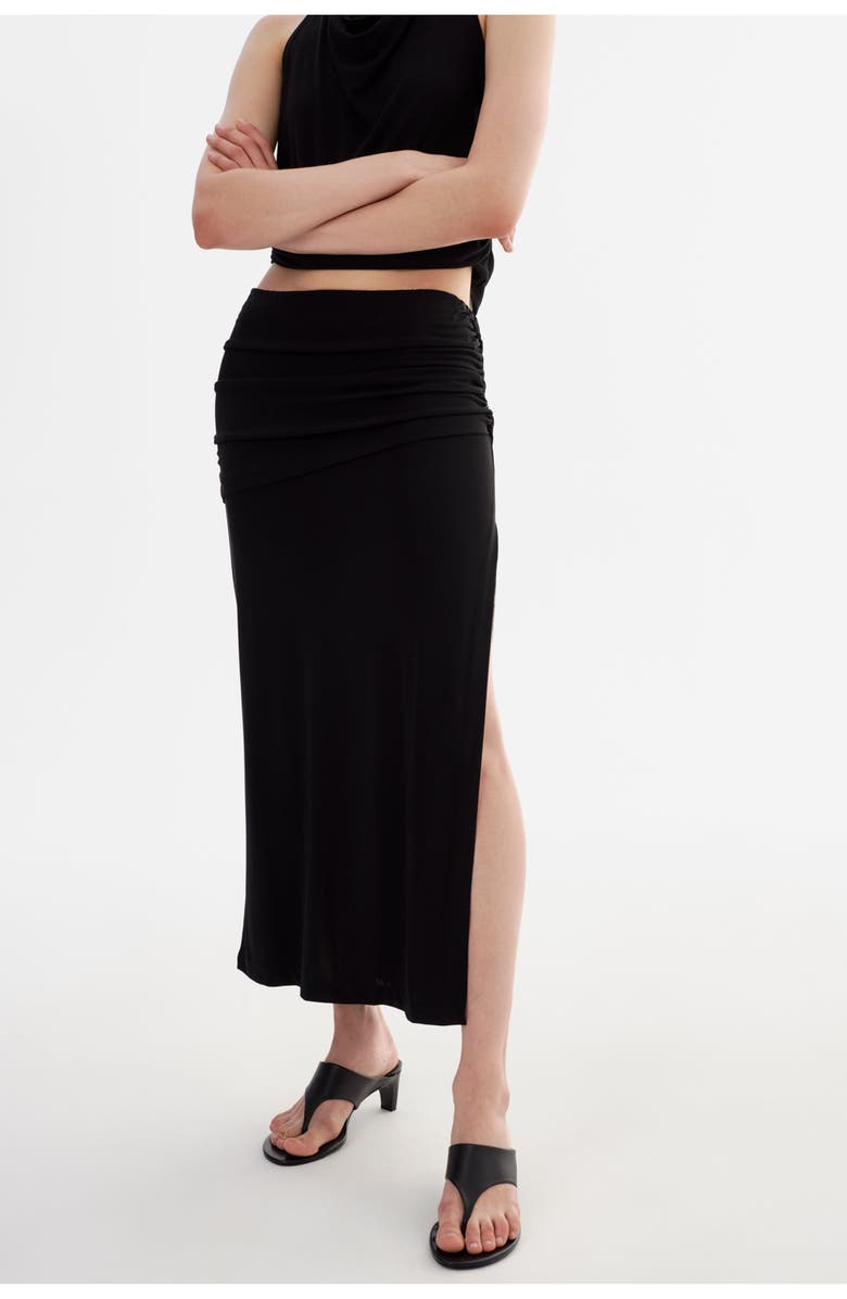 LAMARQUE Lilou | Midi Knit Skirt, Main, color, Black