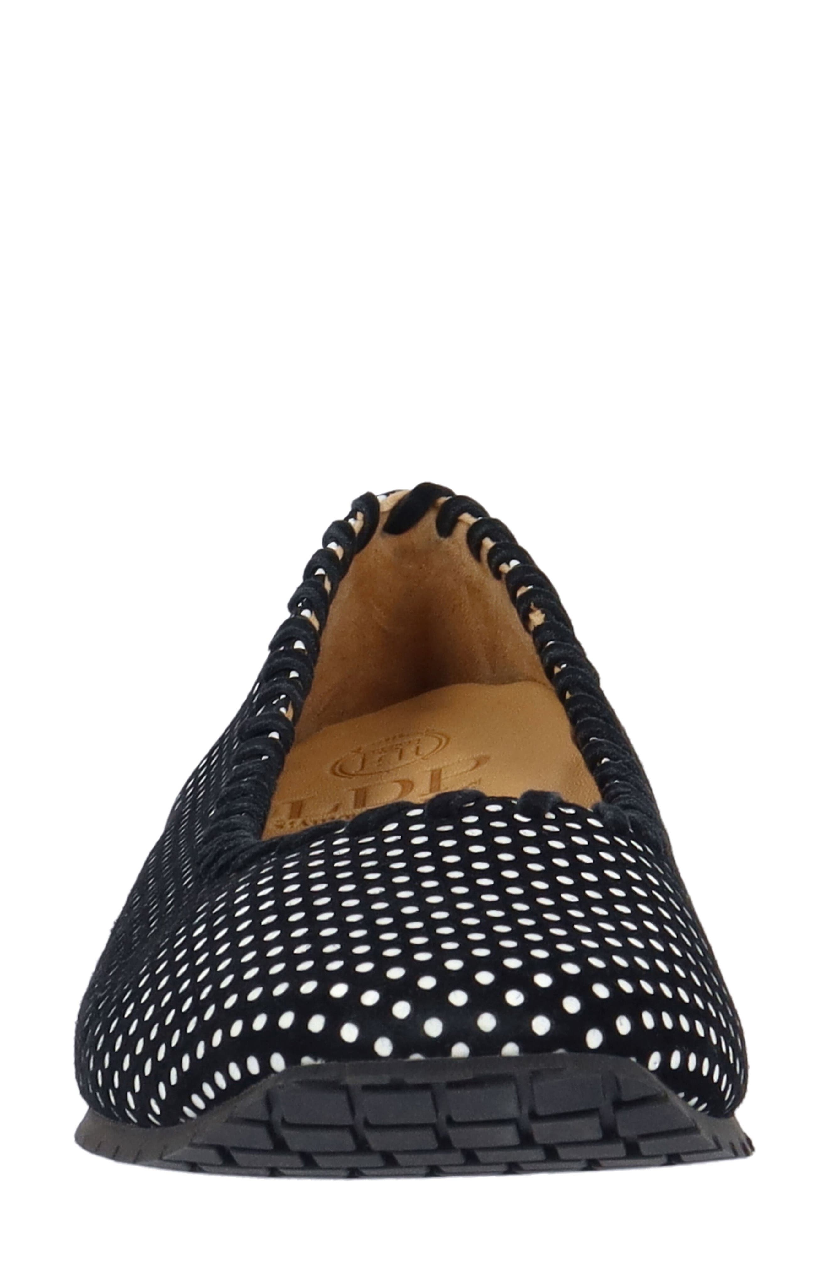 L'Amour des Pieds Tiffanie Flat, Alternate, color, Black/ White