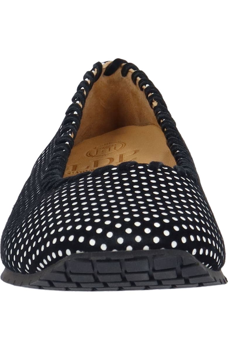 L'Amour des Pieds Tiffanie Flat, Alternate, color, Black/ White