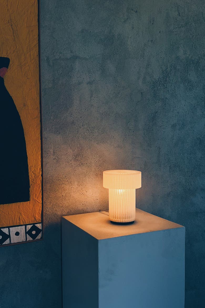 Mini Drum Lamp, Alternate, color, Natural