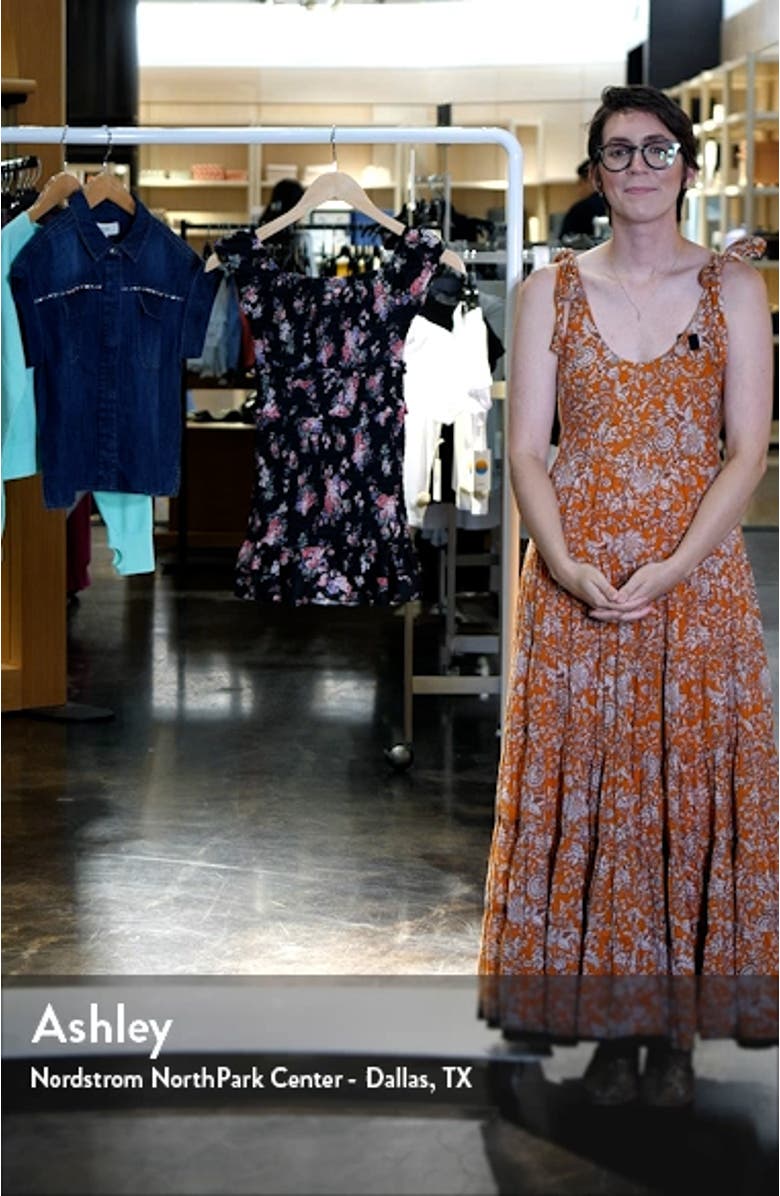 Kids' Floral Smocked Dress, sales video thumbnail