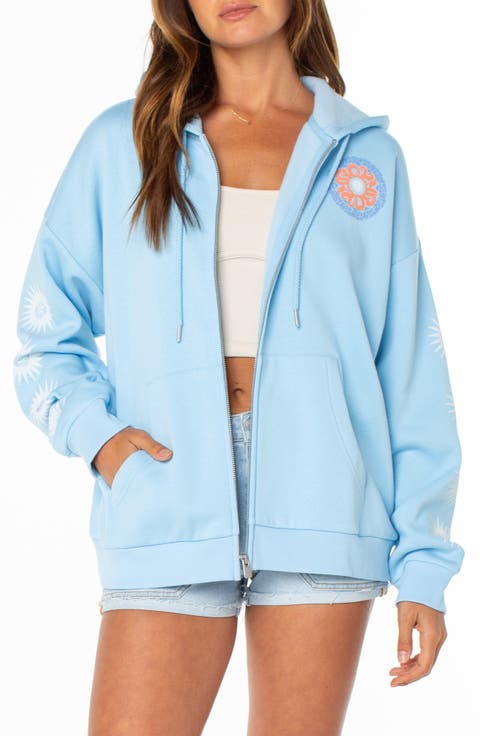 Evening Lineup Full Zip Fleece Graphic Hoodie