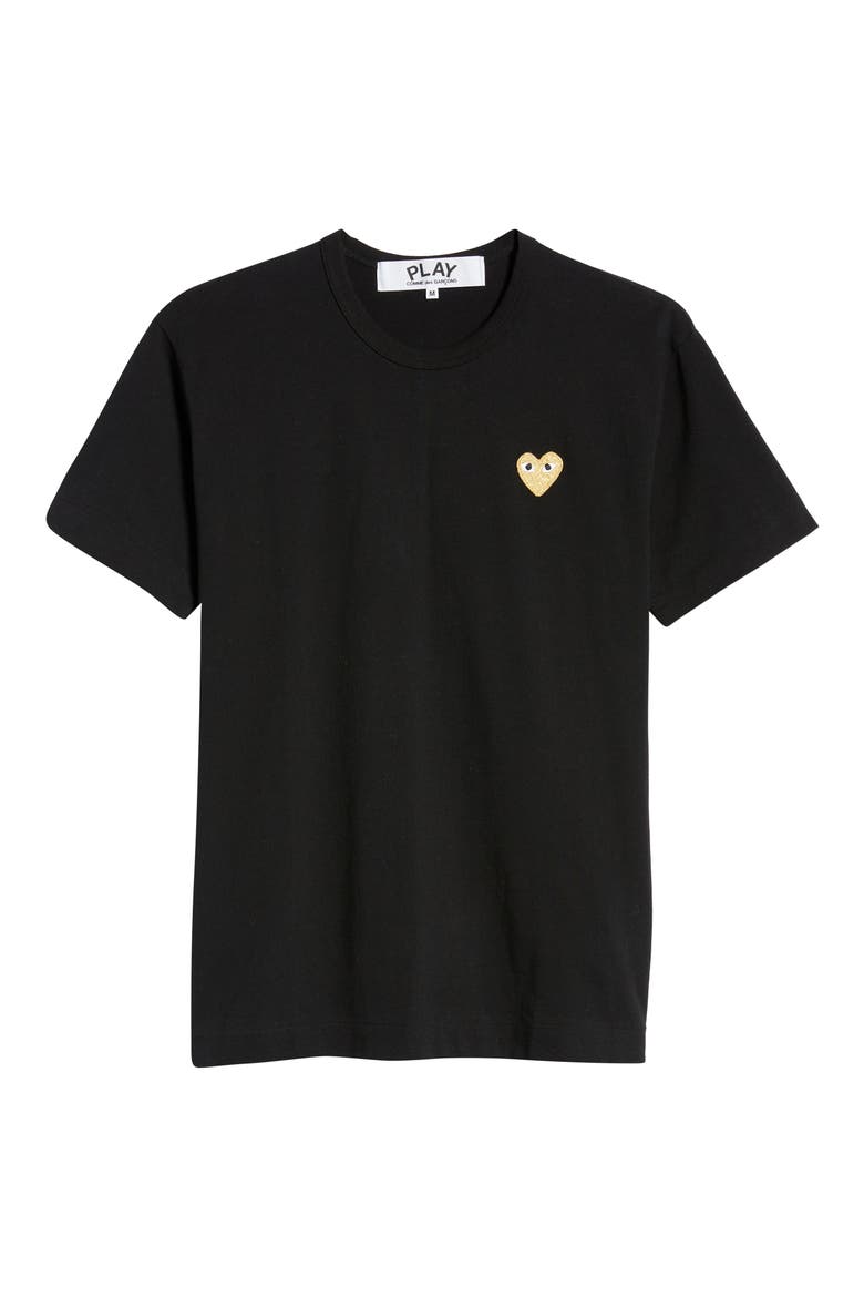 Crewneck T-Shirt, Alternate, color, BLACK 1